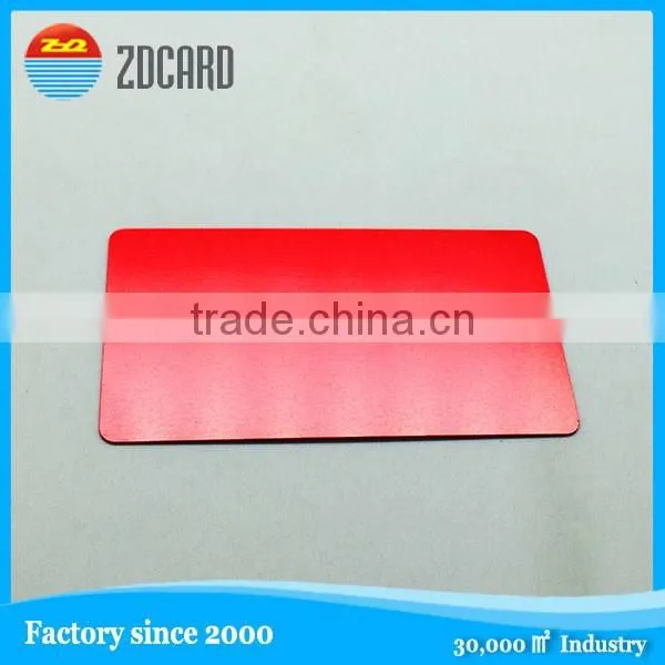 blank customized design good quality metal card
