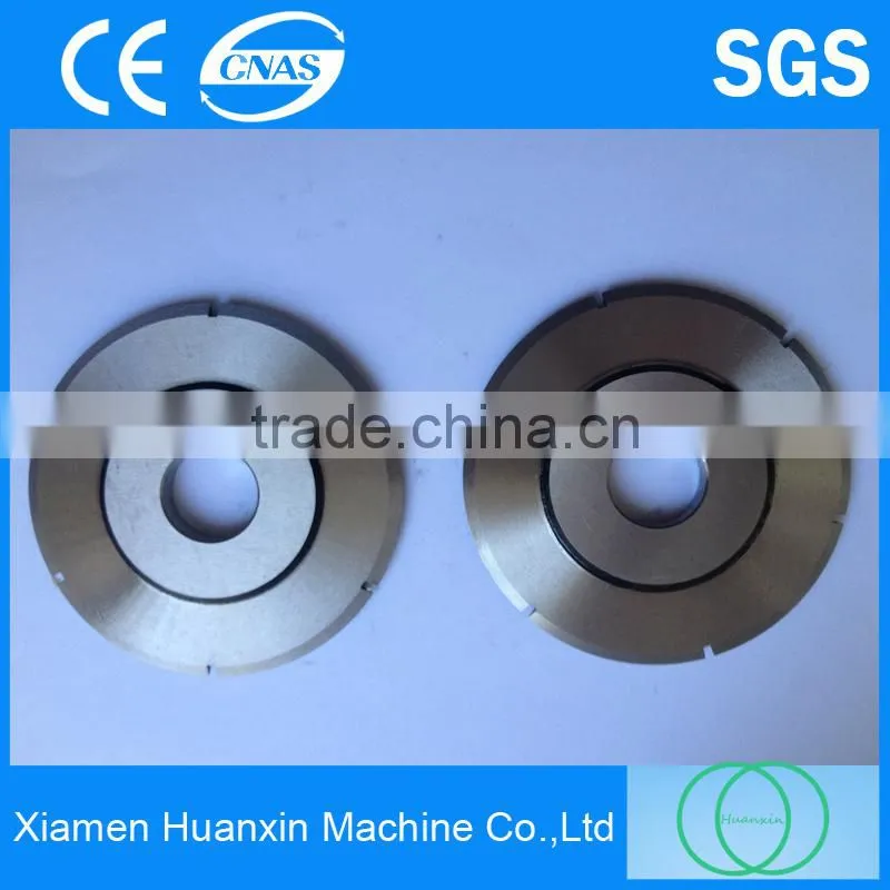 Slitting roller blades ,slitter machine knife for cutting pipe/tube