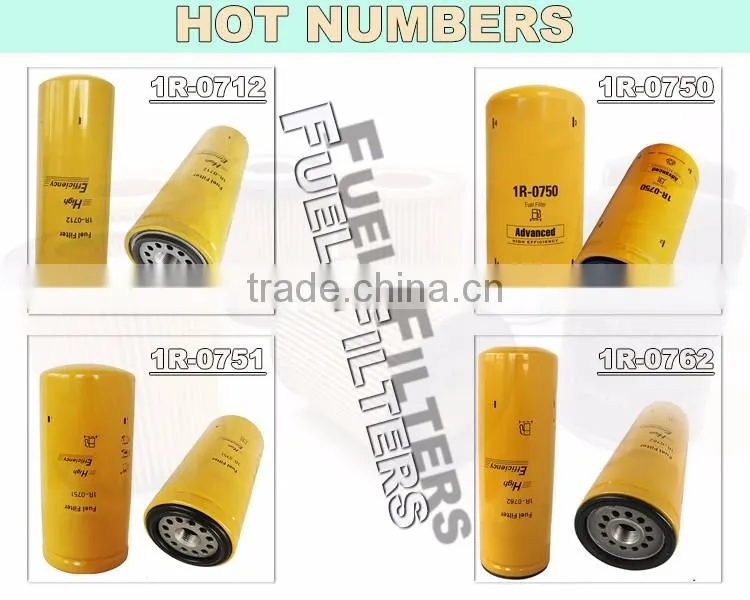Wholsale D35C Engine Spare Parts Truck Fuel Filter 1R-0750