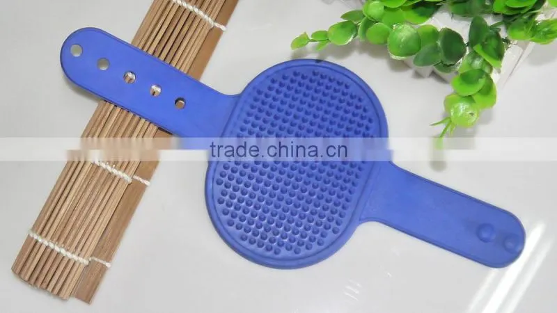 Rubber Pet Comb with Adjustable Belt