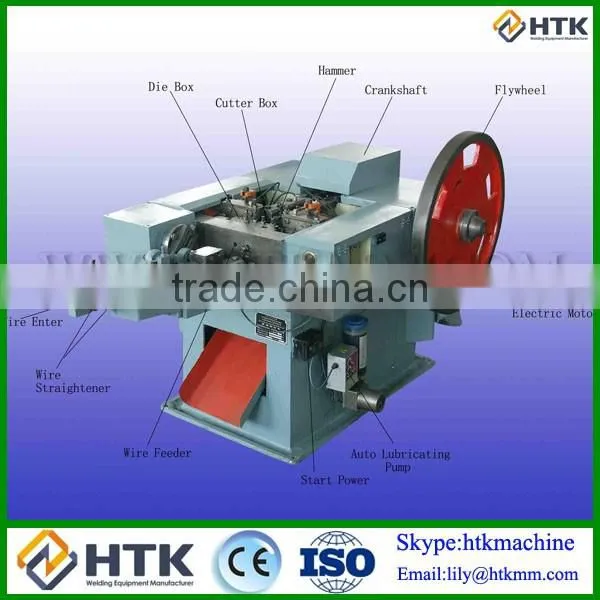 1-6 inch Automatic Wire Nail Making Machine Z94-2C,3C,4C,5C,6C
