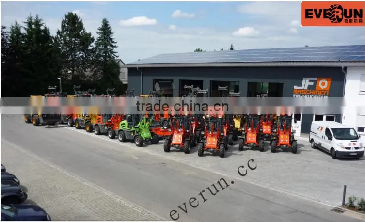 EVERUN Brand CE certificate multifunction 1.6Ton agricultural machine china loader