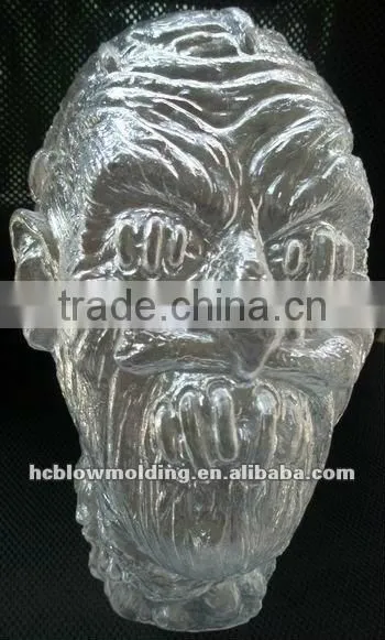 Halloween resin skull head