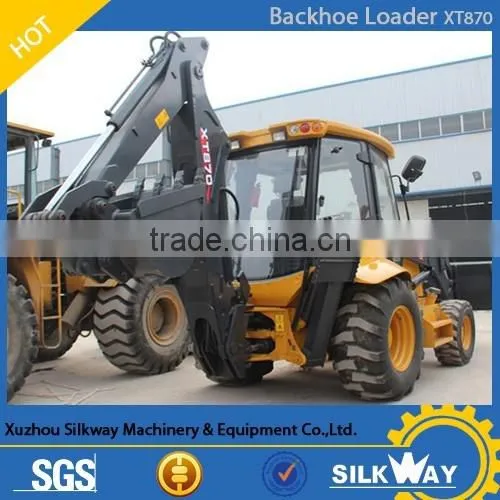 1.2m3 Bucket Capacity Cheap Price Backhoe Loader XT870