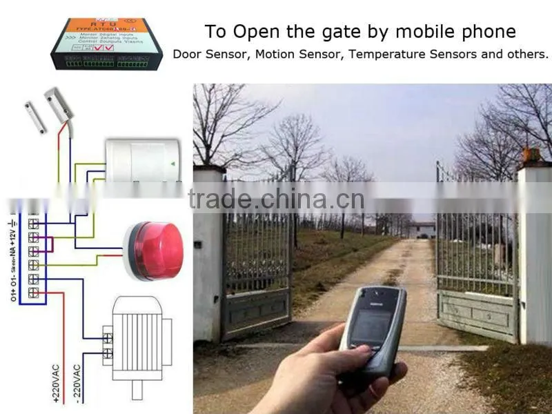 gsm access control wireless rtu