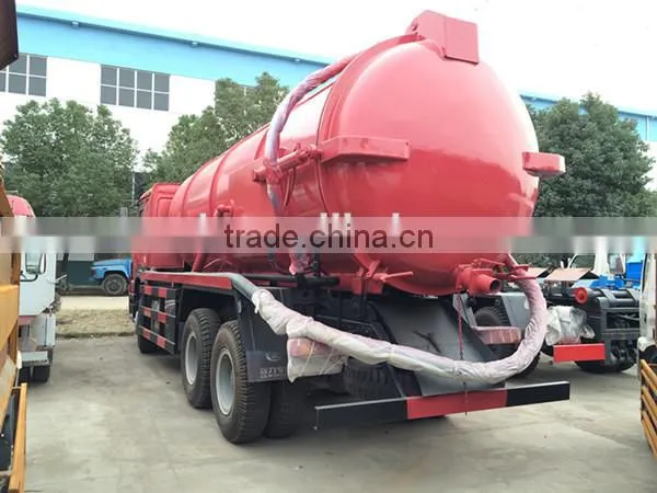 18000 liters howo sinotruck 6x4 fecal suction truck