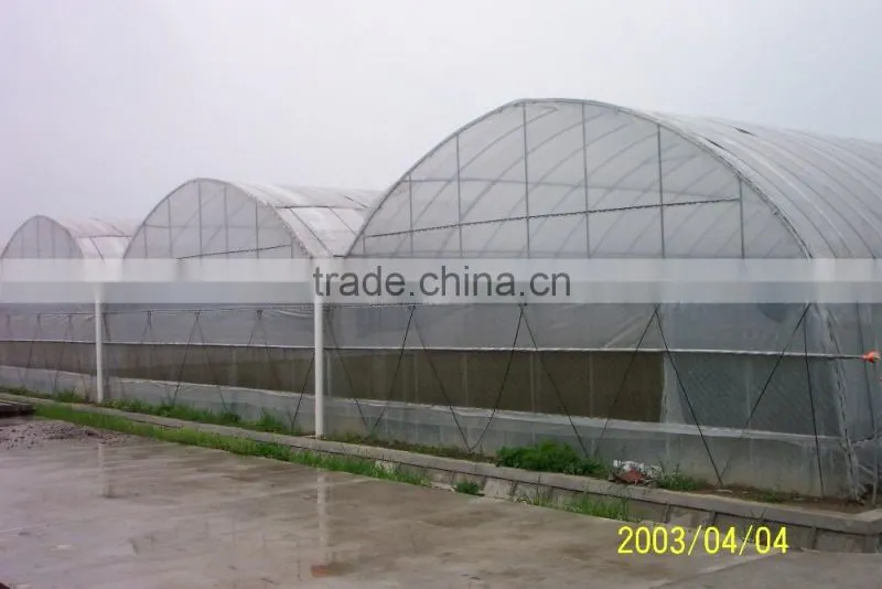 Prefabricated monomer support low-cost film greenhouse