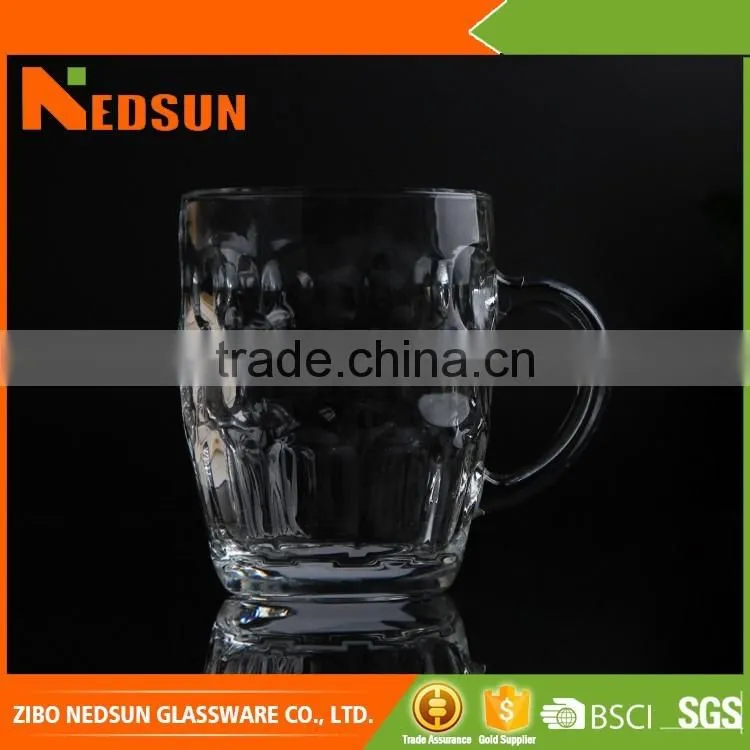 Top quality clear beer glass cup