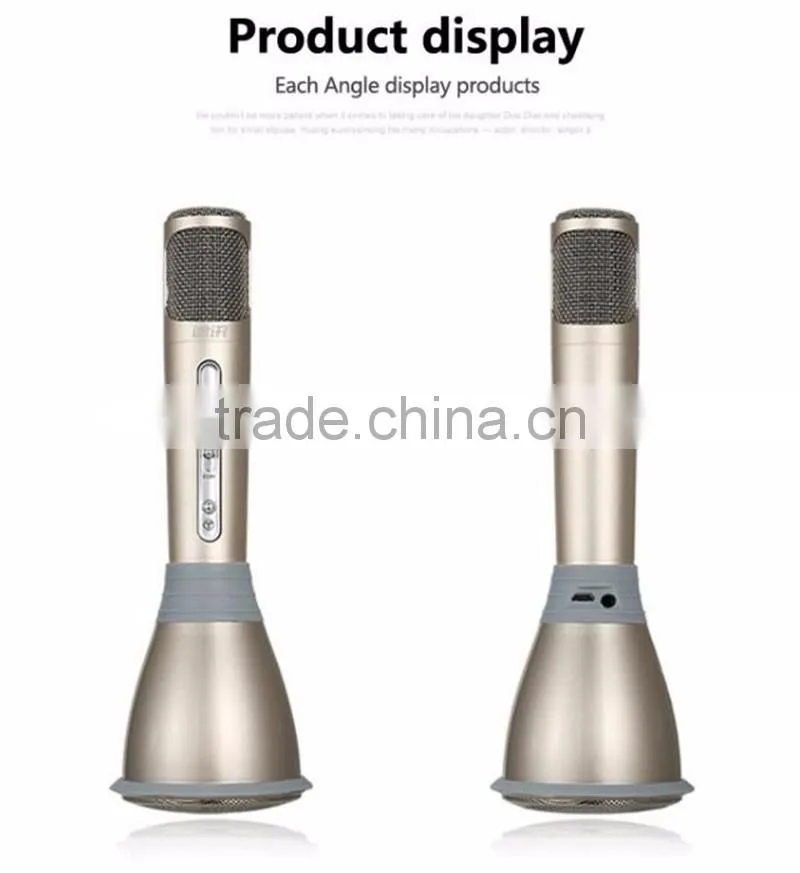 High quality mini portable wireless bluetooth microphone karaoke microphone K068 KTV Portable Karaoke Mini Microphone