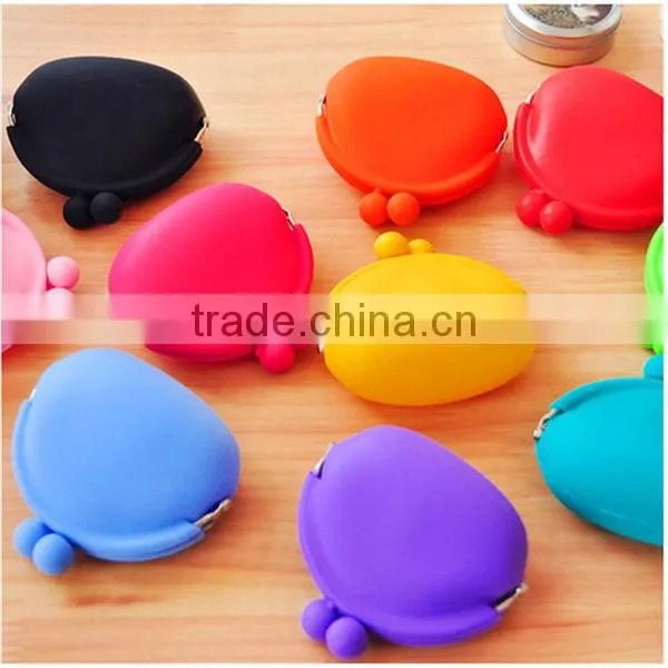 2014 NEW Promotional silicone coin purse china cheap silicone purse manufacturer