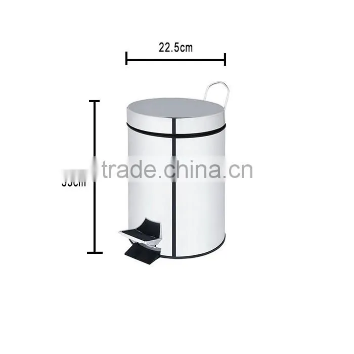 Metal Trash Can With lid
