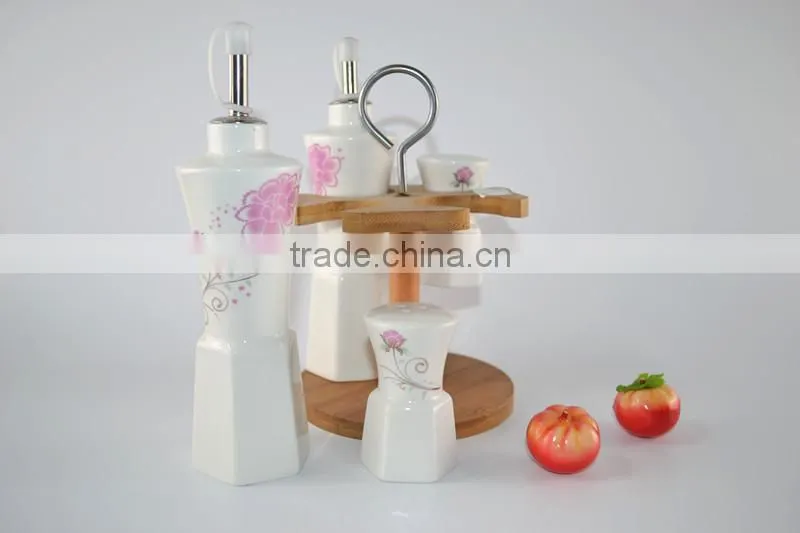 hot sale high quality 2015 new style ceramic kitchen canisters/ceramic kitchen canister sets/3pcs ceramic canister sets