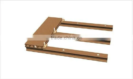 Engineered wood plastic composite floor wpc joist
