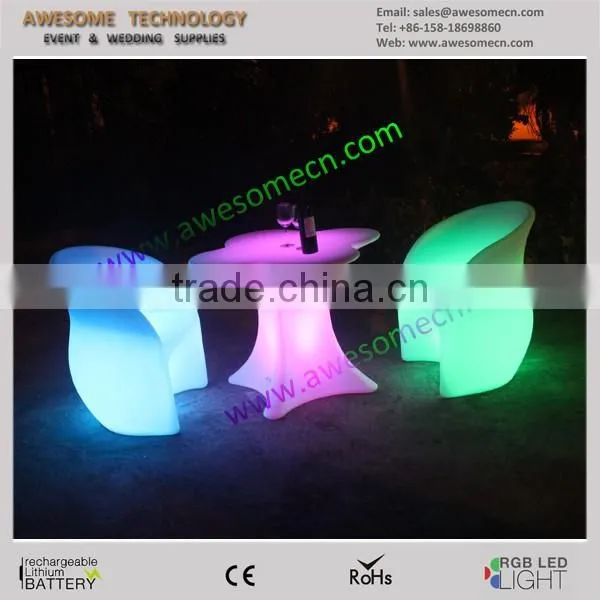 new event idear outdoor coloring plastic table chair for modern events (TP117)