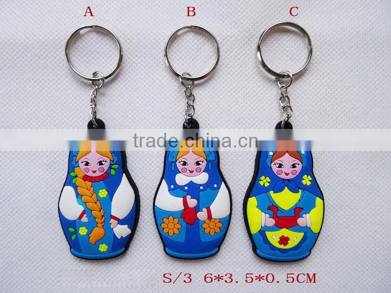 Russian Souvenir Custom Russian Dolls Keychain
