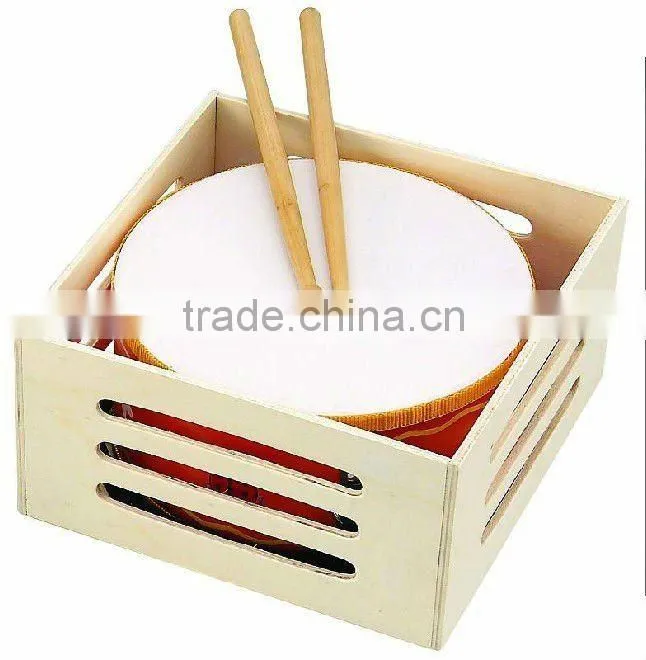 Hot sale high quality wooden drum, Musical instruments wooden drum, fashion style wooden drum W07A028