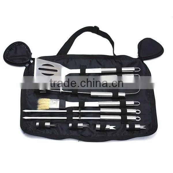 BQ-0031 / 10 pcs stainless steel handle bbqs