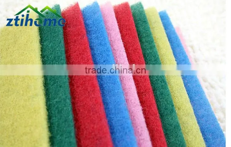 non-abrasive green scrubber cleaning scouring pad