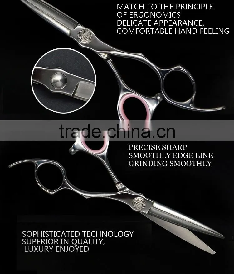 GU-575G High Quality Damascus Layer Steel Hair Cutting Scissors