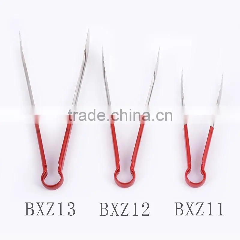 BXZ13 Hot sale High quality kitchen gadgets stainless steel fruit tongs