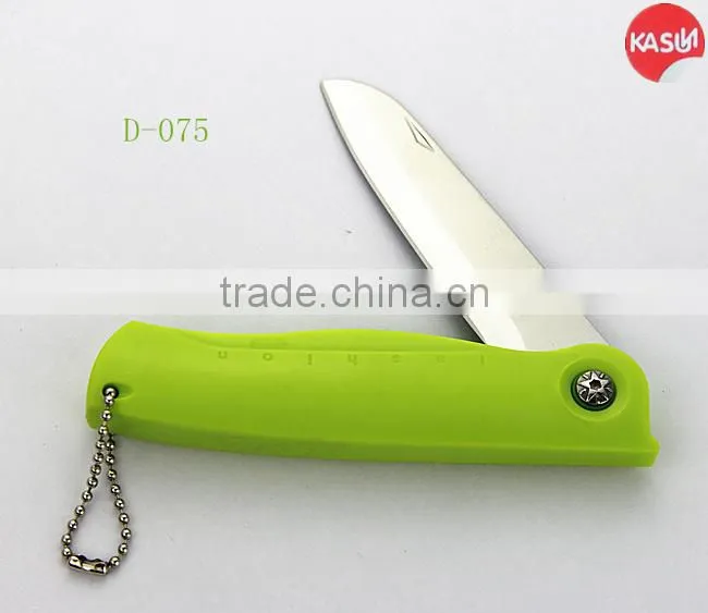 D-078 folding blade pocket knife with opener multi function kitchen knife set