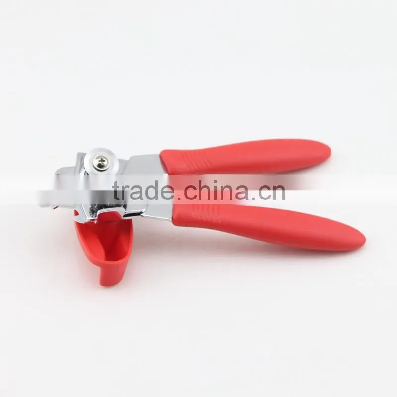 Red Plastic Handle Multifunctions Heavy Duty Can Opener