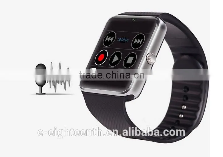 Cheap factory price GT08 waterproof touch screen Bluetooth Android smart watch
