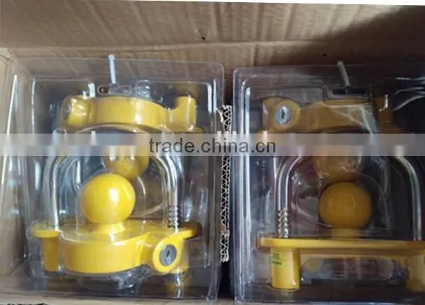 Heavy loading tralier coupler lock for hitch