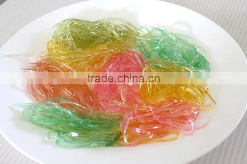 Original and toppings Chinese food collagen jelly noodle with Diverse cuisine made in Japanavailable