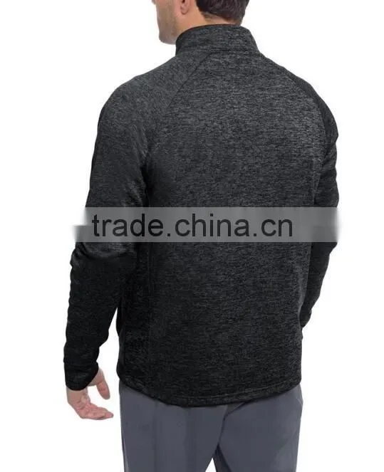 winter sports zipper up fleece jacket for men