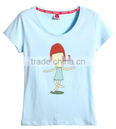 OEM china sweet baby girl t-shirt cartoon design