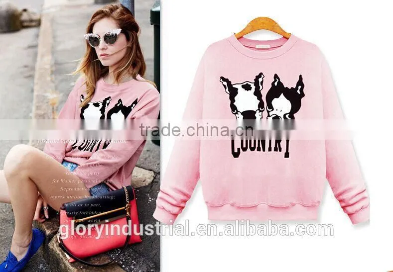 Crew neck all over print custom hoodies