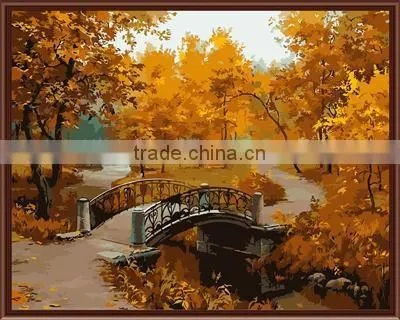hot offer modern paint by numbers figure oil painting scenery