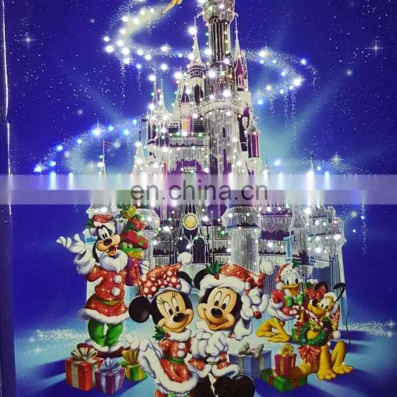 ShenZhen factory hot selling winter season light up Christmas photo picture frame