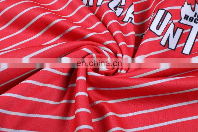 100% polyester reversible custom ice hockey uniform