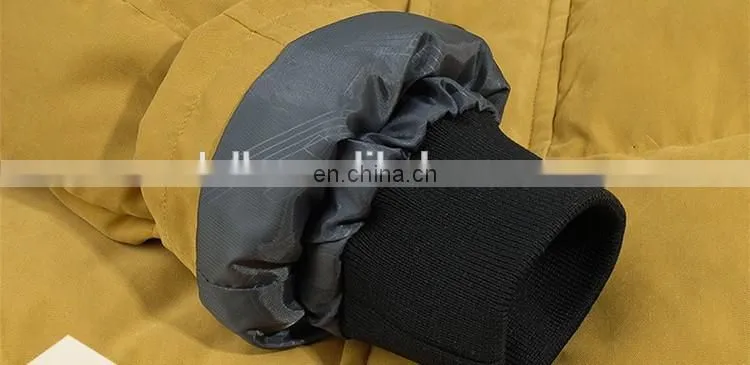 Windbreaker and waterproof quilted down jacket for men