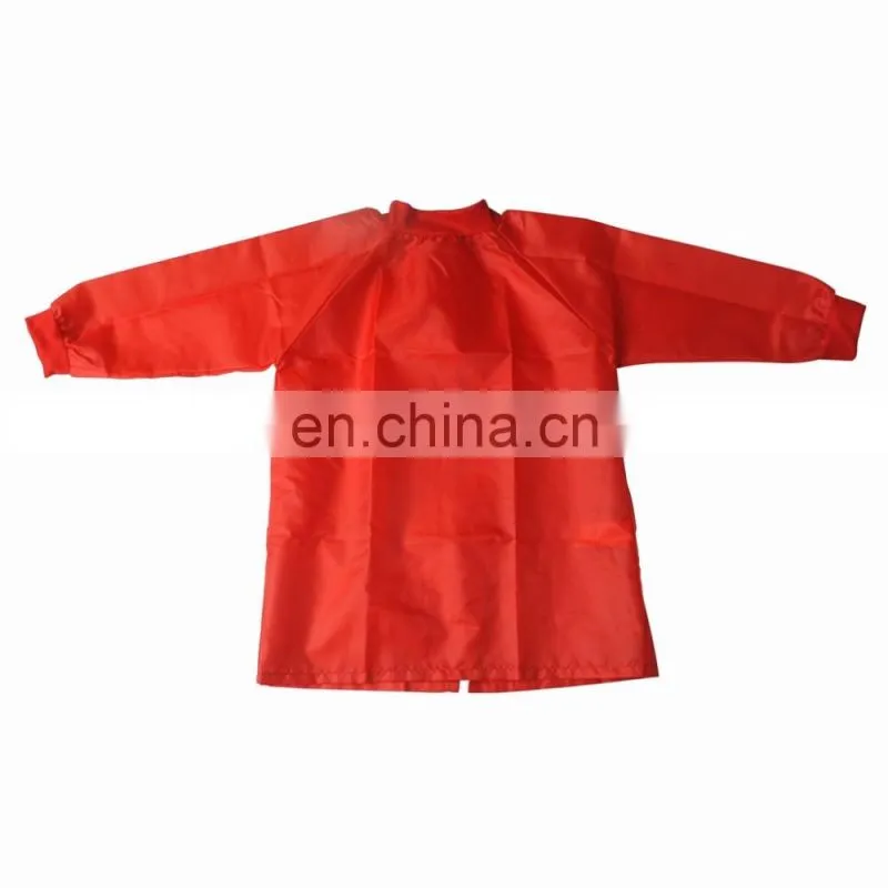 Red Colour 100% Polyester Kids Smock