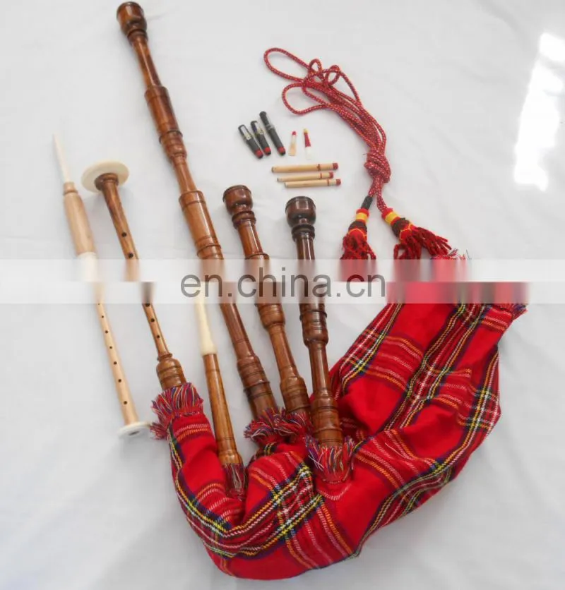 Scottish Highland Bagpipe Rosewood Full Functional