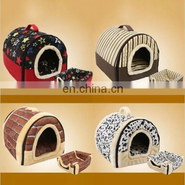 Portable Foldable Pet Dog Puppy Cat House Bed Cave Carpet Covers
