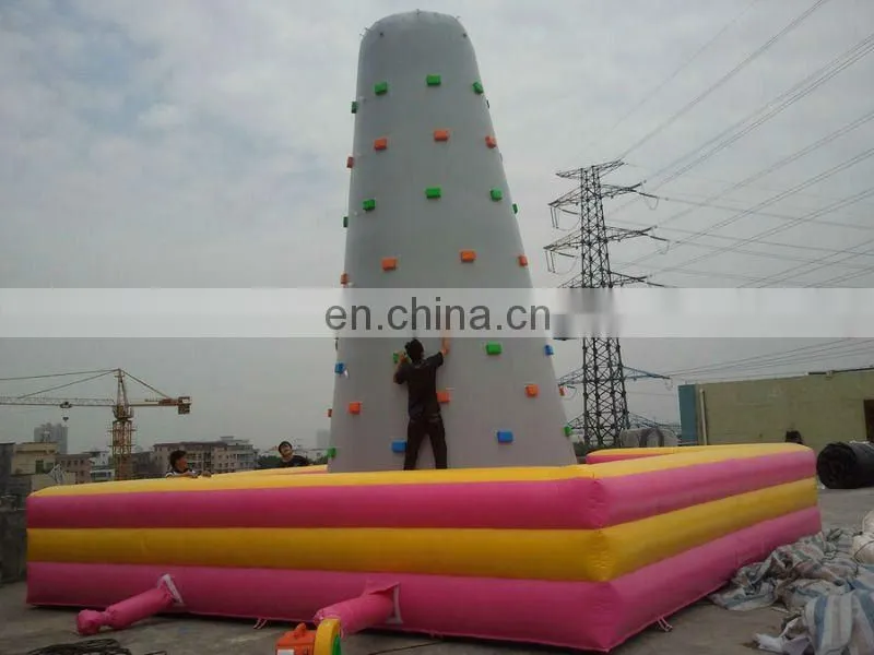 Outdoor Inflatable Climbing Wall/ inflatable sports game for children