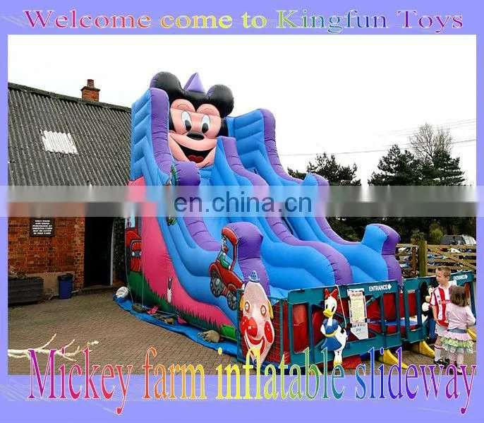 20H feet inflatable wet/dry slide