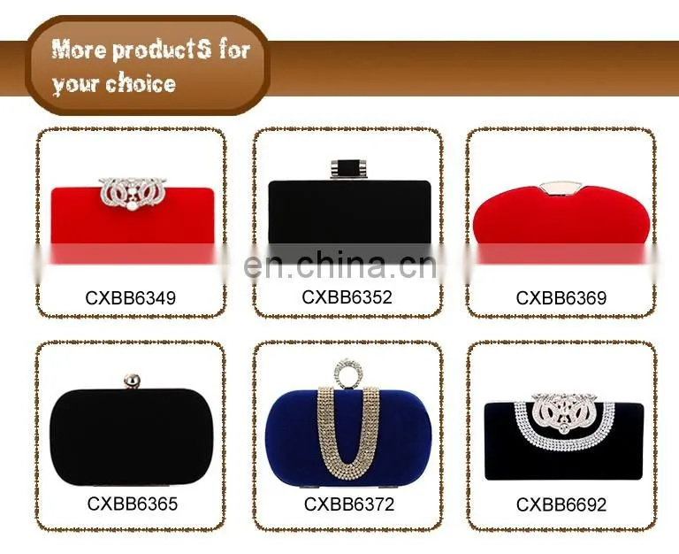 Export over 20 countries new fancy clear clutches
