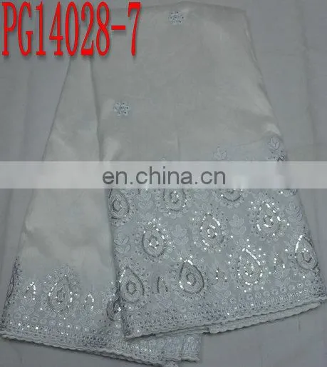 top quality fashion new design embroidery george fabric for dress(PG14028)