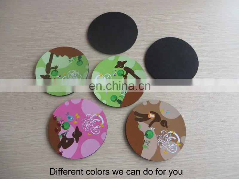 Personalized EVA foam coffee mug cup drink mat pad wholesales