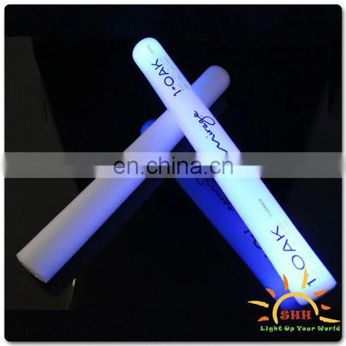 Light up led glow cheer foam stick for party