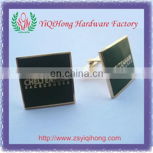 custom squareness enamel cufflinks
