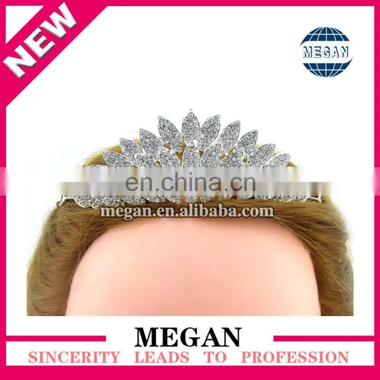 High Quality Bulk Custom Beauty Princess Rhinestone Tiaras for Party