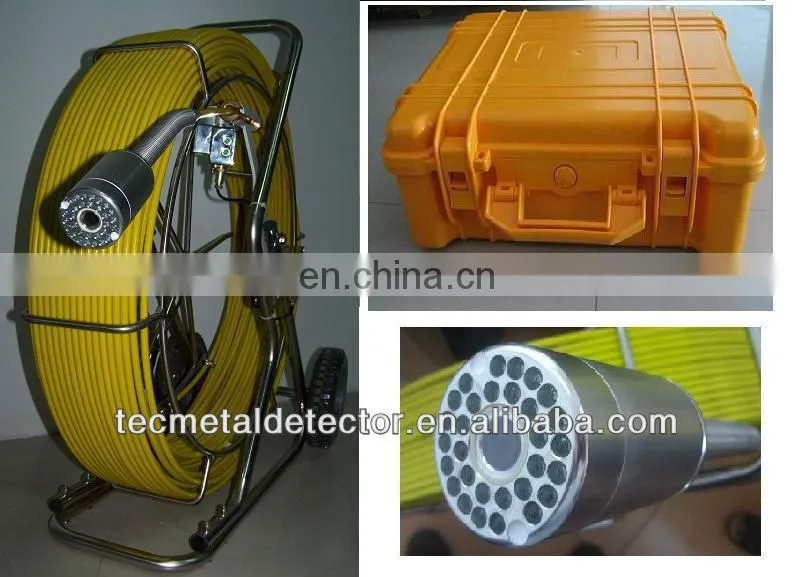 60m-150m cable Pipe Wall Sewer Inspection Camera System, 7" video endoscope camera system TEC-Z710DN