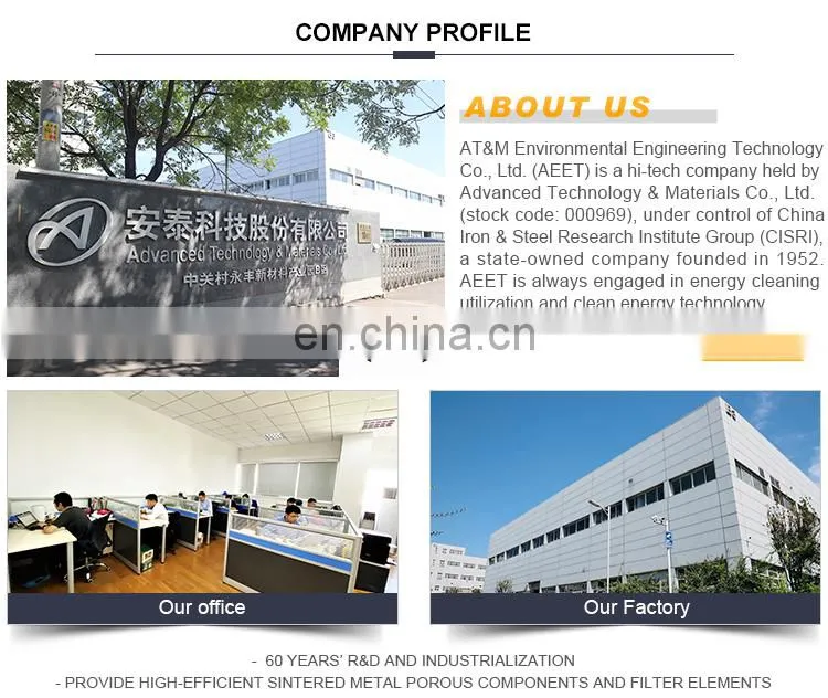 Professional factory outlet petroleum chemical industry Micro porous metal membrane filter element