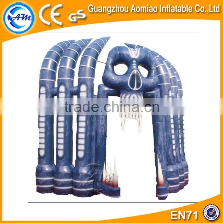 Cat mouth shape arch inflatable halloween arch for decoration
